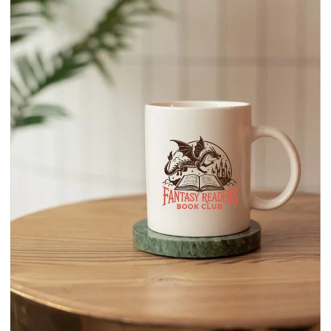 Mug club de lecture des lecteurs de fantasy (Créateur téléchargé)