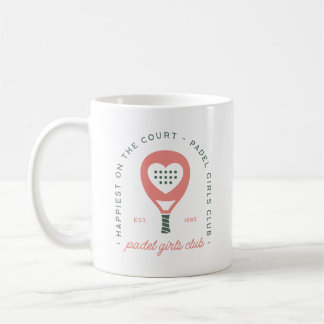 Mug Club de padel filles esthétique rose
