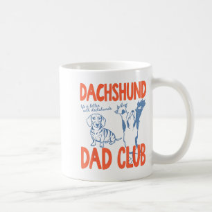 Mug Club de papa teckel La vie est meilleure avec teck