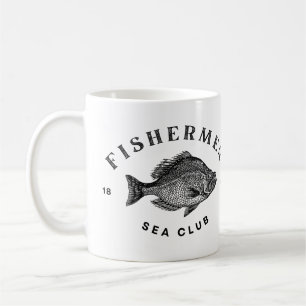 Mug Club de pêcheurs en mer