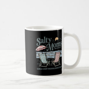Mug Club de plage Salty Moms vacances rétro ambiance c