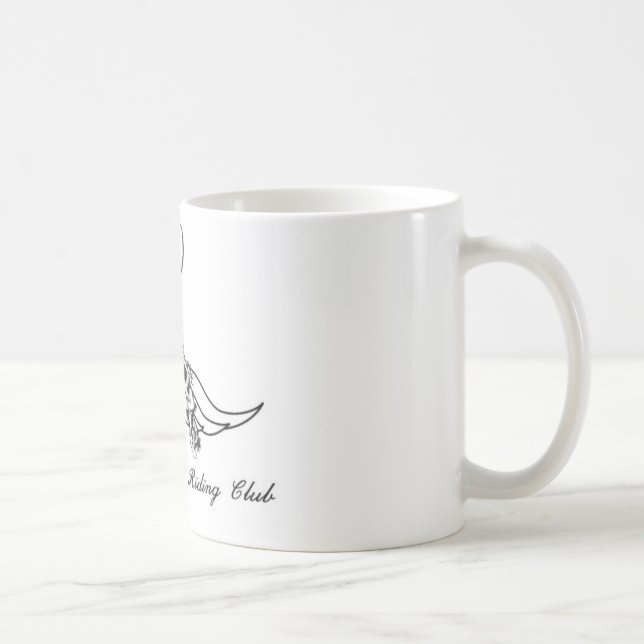 Mug club d'équitation de moustache (Droite)