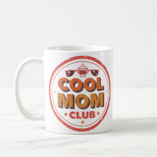 Mug Club des Mamans Cool | Logo Badge Rétro