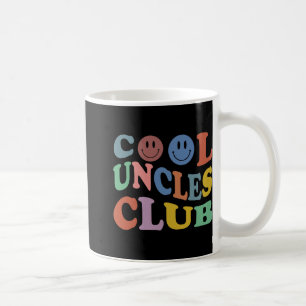 Mug Club des oncles cool rétro groovy visage de sourir