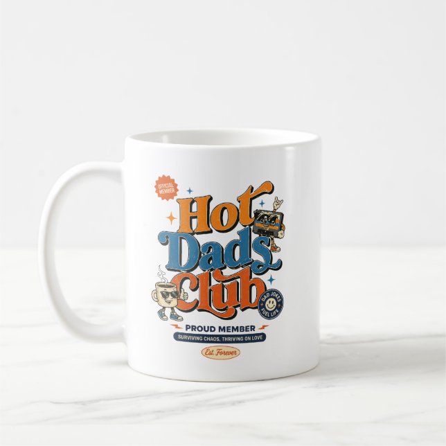 Mug Club des Papas Chauds (Gauche)