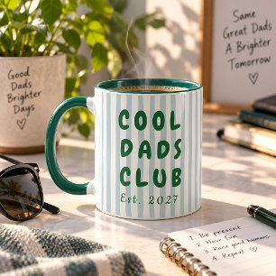 Mug Club des papas cools personnalisé Nom personnalisé