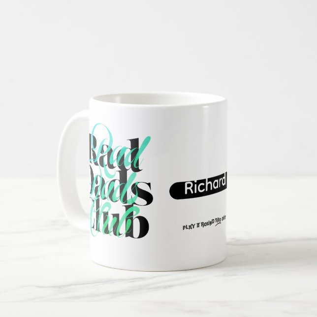 Mug Club des papas géniaux Fête des pères personnalisé (Devant gauche)