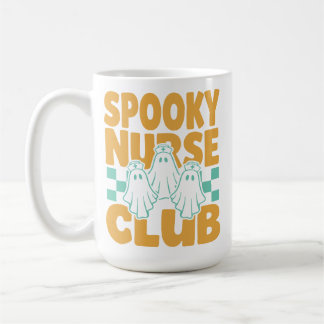 Mug Club d'infirmière effrayante Équipe de fantôme d'H