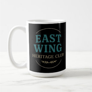 Mug Club East Wing Heritage — Emblème Rétro Vintage