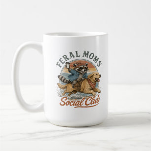 Mug Club Social des Mamans Sauvages Raton Laveur Cheva