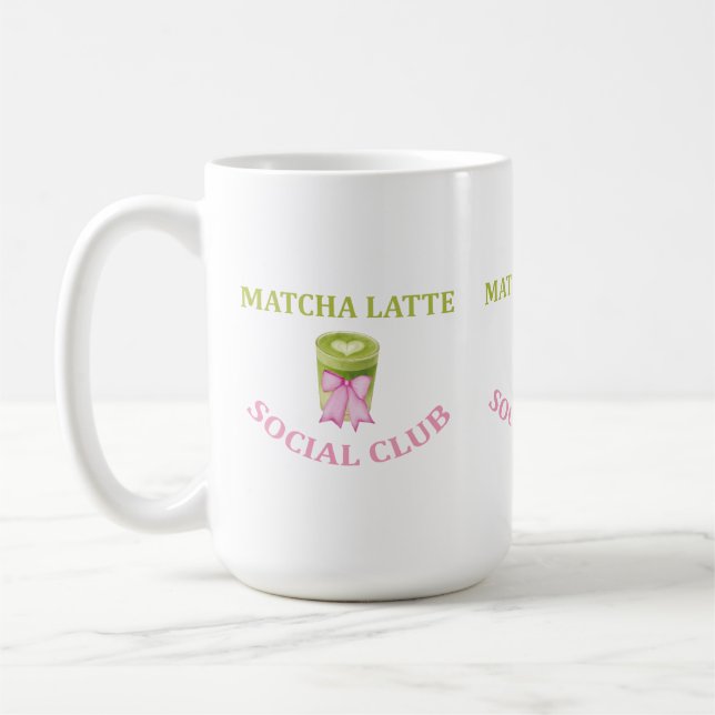 MUG CLUB SOCIAL MATCHA LATTE (Gauche)