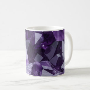 Mug Cluster de cristal de guérison d'améthyste