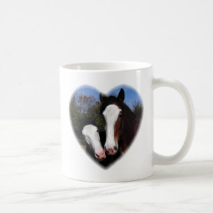 Mug Clydesdales au coeur