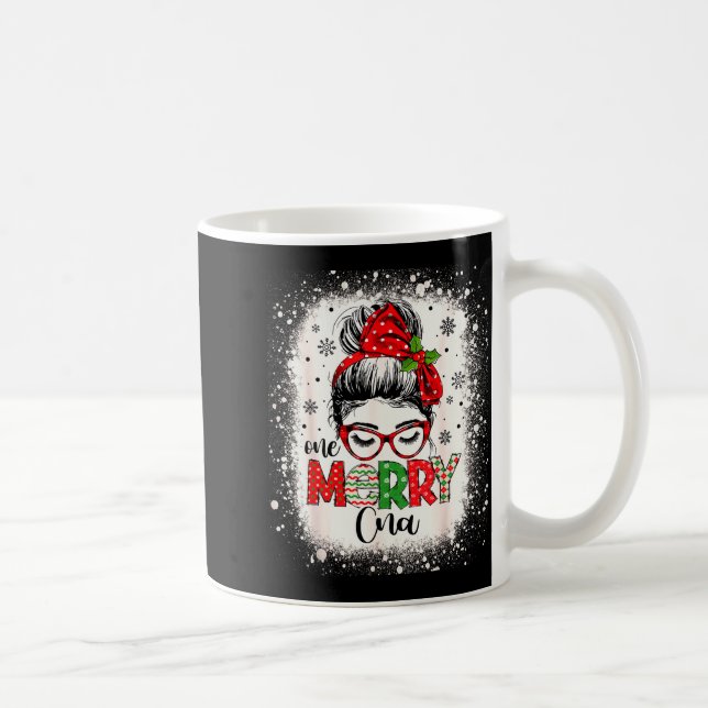 Mug Cna Nurse Messy Bun Nurse's Aid Christmas  (Droite)