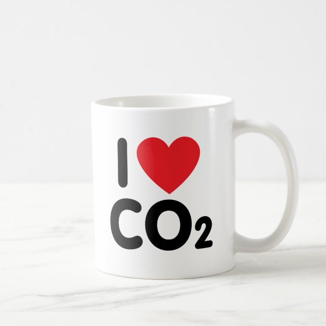 Mug CO2 d'amour (Droite)