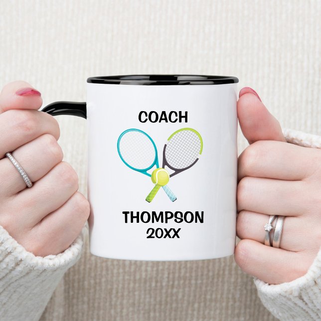 Mug Coach Aqua & Green Tennis (Créateur téléchargé)