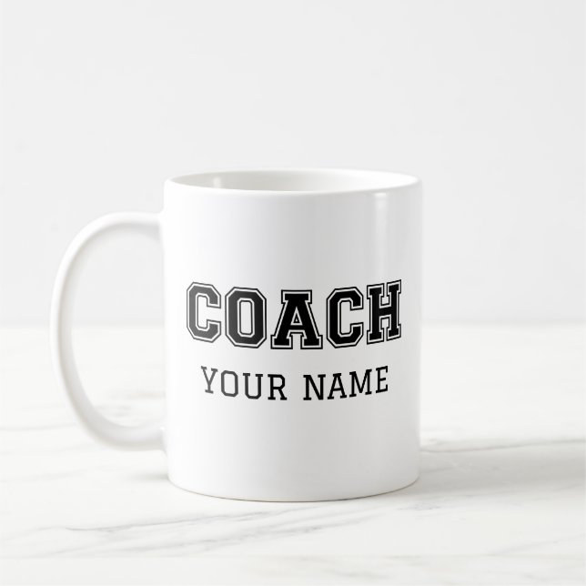 Mug Coach Votre Nom (Gauche)