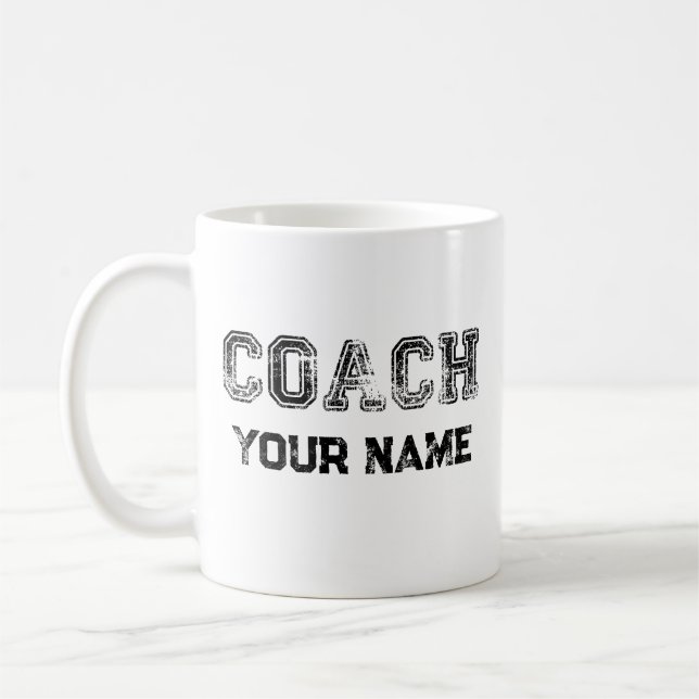 Mug Coach Votre Nom (Gauche)