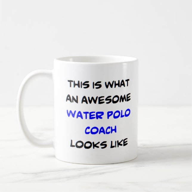 Mug coach water polo, génial (Gauche)