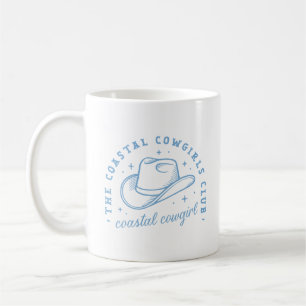 Mug Coastal cowgirl casquette côte ouest bleu esthétiq