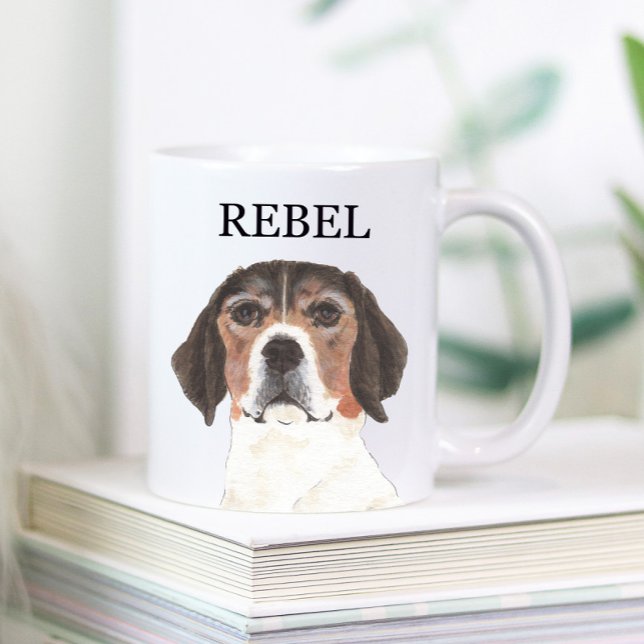 Mug Coaster de boisson Beagle personnalisée (Créateur téléchargé)