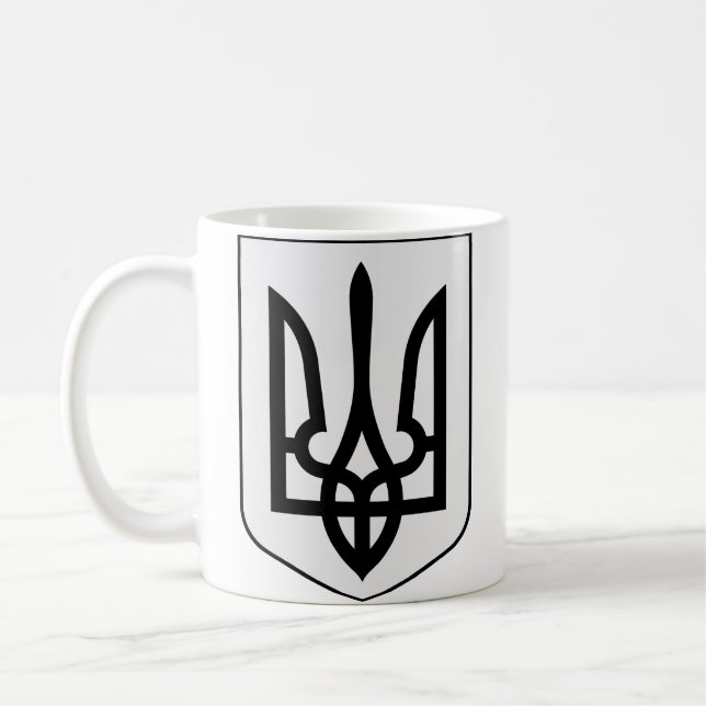 Mug Coat of arms of Ukraine (Gauche)