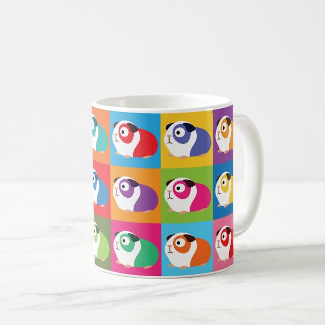 Mug Cobayes d'art de bruit (Devant droit)