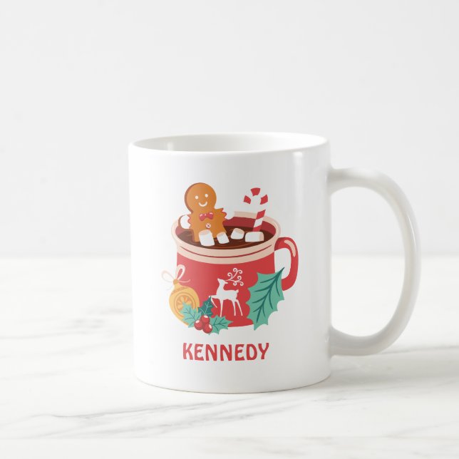 Mug Coca chaud et pain d'épices (Droite)