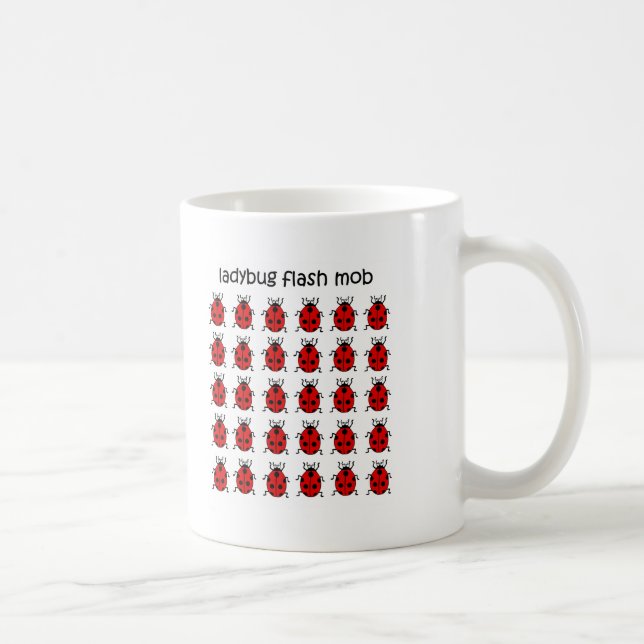 Mug coccinelle instantanée drôle de foule (Droite)