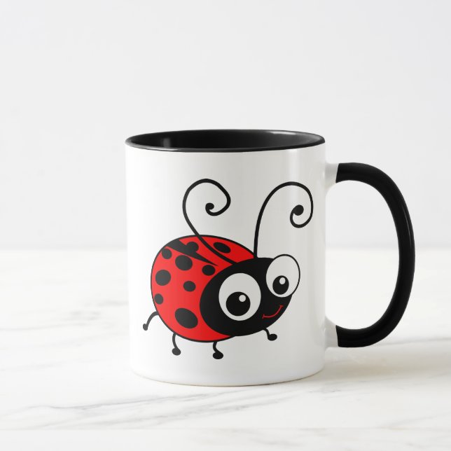 Mug Coccinelle mignonne (Droite)
