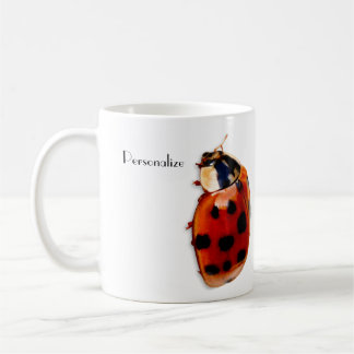 Mug Coccinelle repérée chic avec le nom