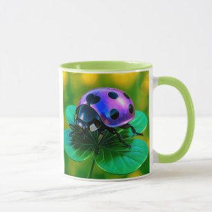 Mug Coccinelle sur trèfle