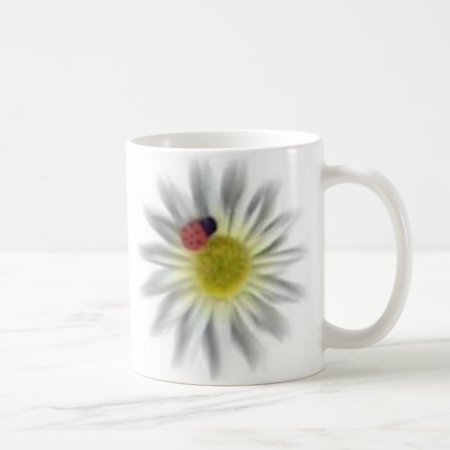 Mug Coccinelle sur une marguerite (Droite)
