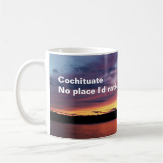 Mug Cochituate, pas d'endroit où je préférerais être t