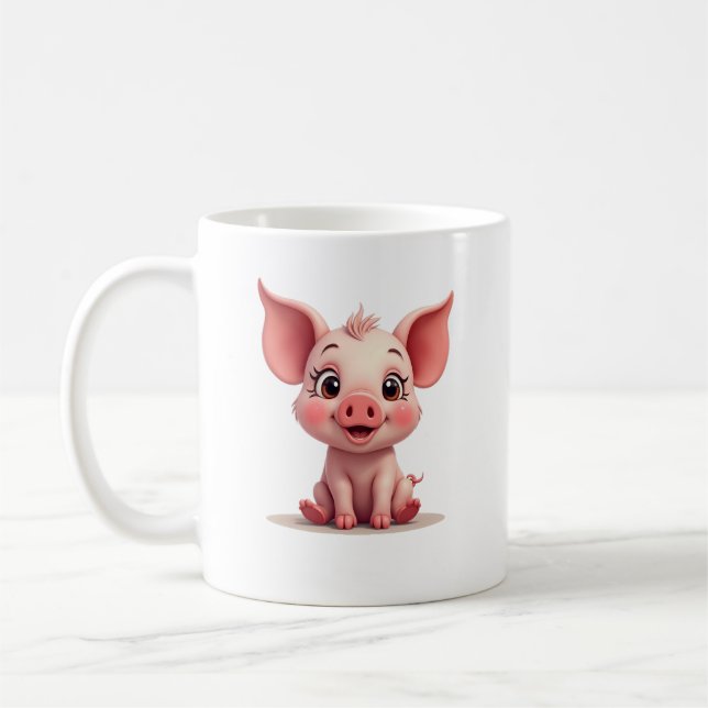 Mug Cochon de lait mignon  (Gauche)