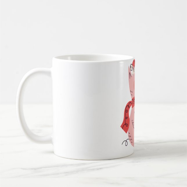 Mug Cochon de Noël (Gauche)