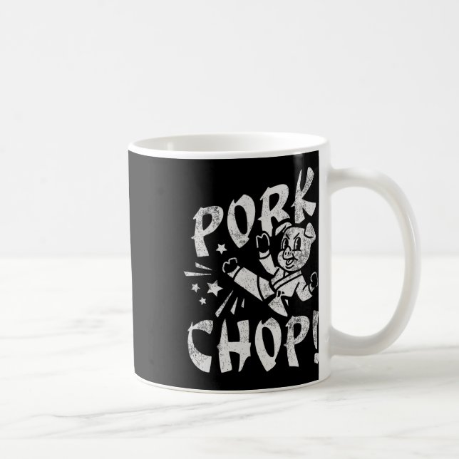 Mug Cochon de porc Karaté sarcastique  (Droite)