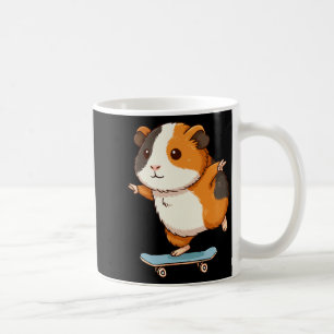 Mug Cochon d'Inde drôle de patineur skateboard balleri