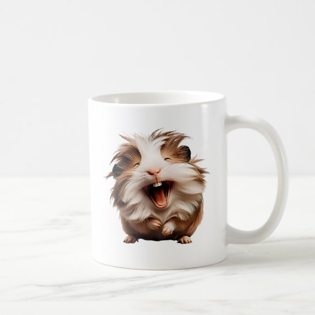 Mug Cochon d'Inde drôle et expressif. (Droite)