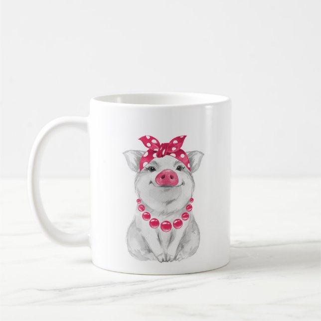 Mug Cochon en bandana (Gauche)