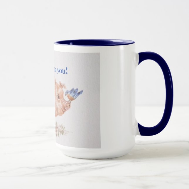 Mug Cochon et Robin - Mug, (Droite)