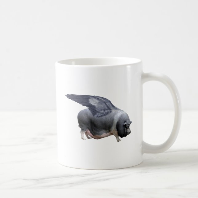 Mug cochon volant (Droite)