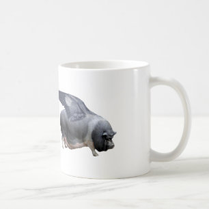 Mug cochon volant