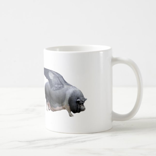 Mug cochon volant (Droite)