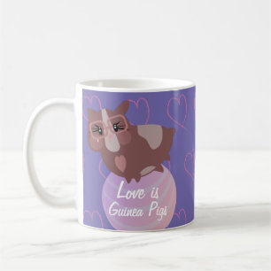 Mug Cochons d'Inde mignons en train de faire de l'exer