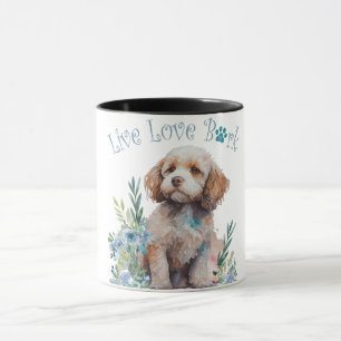 Mug Cockapoo Chien Maman Floral