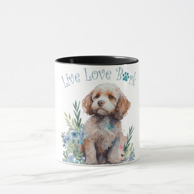 Mug Cockapoo Chien Maman Floral (Centre)
