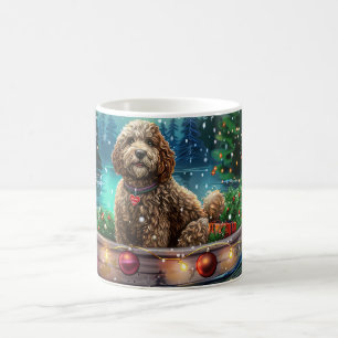 Mug Cockapoo Christmas Festive Voyage