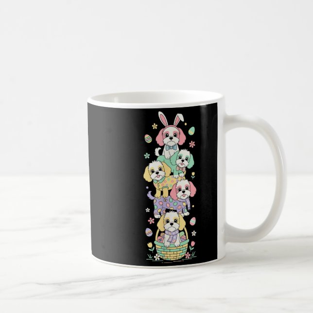 Mug Cockapoo de Pâques drôle Enfants Hommes Femmes Pâq (Droite)