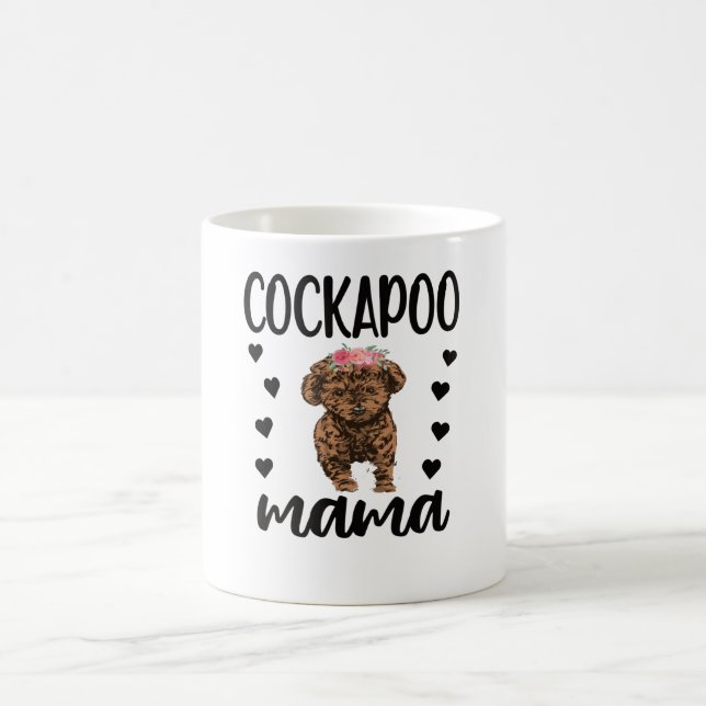 Mug Cockapoo Dog Mama Cockapoo Amoureux des chiens Coc (Centre)